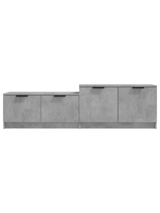Tv skapītis, betona pelēks, 158,5x36x45 cm, inženierijas koks