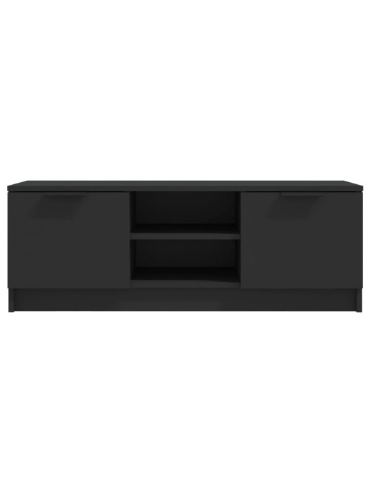 Tv skapītis, melns, 102x35x36,5 cm, inženierijas koks