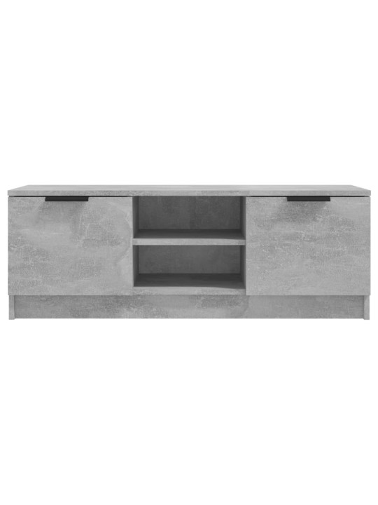 TV skapītis, betona pelēks, 102x35x36,5 cm, inženierijas koks