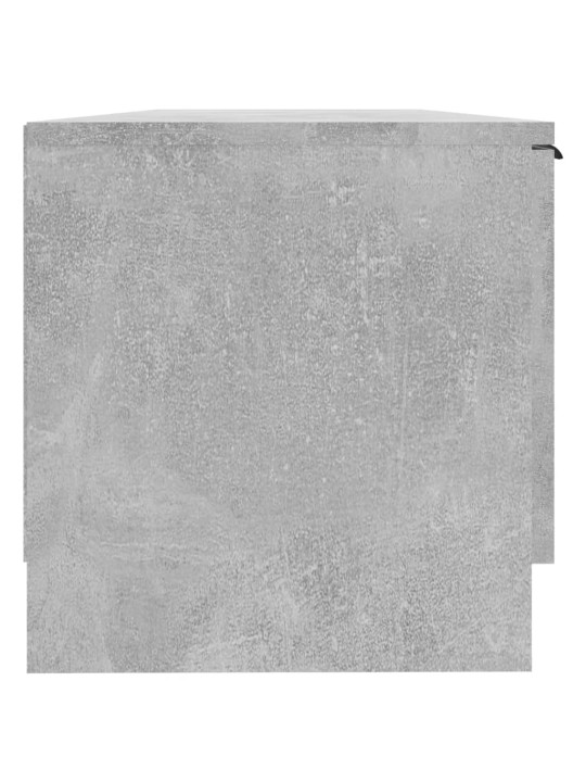 TV skapītis, betona pelēks, 102x35x36,5 cm, inženierijas koks