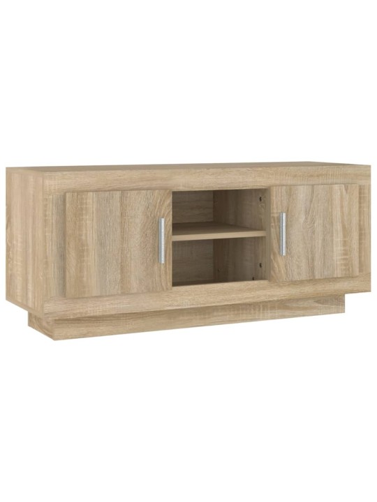 Tv skapītis, ozolkoka krāsa, 102x35x45 cm, inženierijas koks