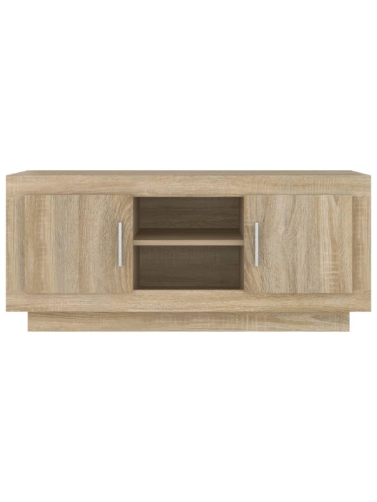 Tv skapītis, ozolkoka krāsa, 102x35x45 cm, inženierijas koks