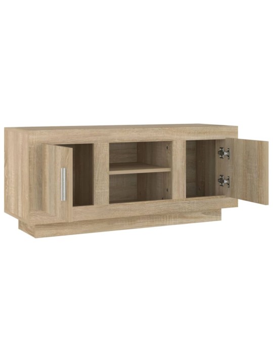 Tv skapītis, ozolkoka krāsa, 102x35x45 cm, inženierijas koks
