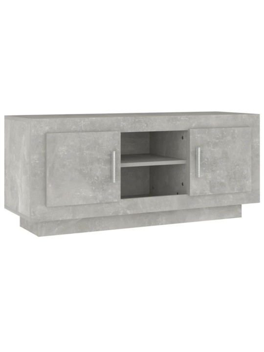 Tv skapītis, betonpelēks, 102x35x45 cm, inženierijas koks
