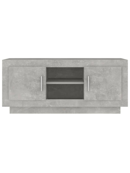 Tv skapītis, betonpelēks, 102x35x45 cm, inženierijas koks