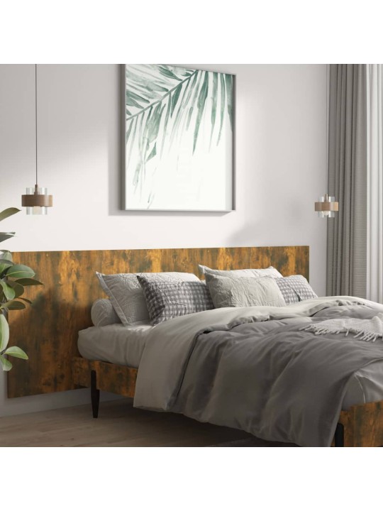 Gultas galvgalis, ozola krāsa, 240x1,5x80 cm, inženierijas koks