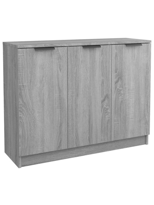 Kumode, pelēka ozolkoka krāsa, 90,5x30x70 cm, inženierijas koks