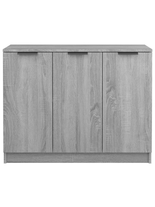 Kumode, pelēka ozolkoka krāsa, 90,5x30x70 cm, inženierijas koks