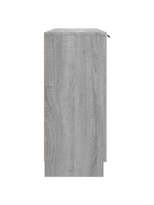 Kumode, pelēka ozolkoka krāsa, 90,5x30x70 cm, inženierijas koks