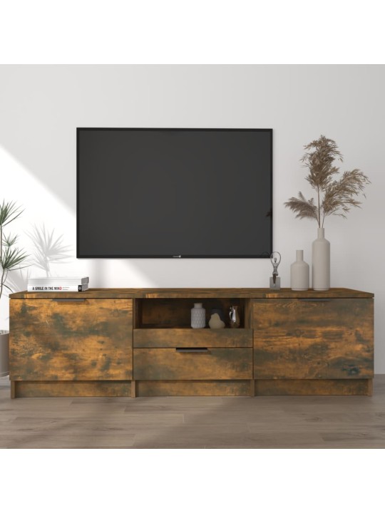 Tv skapītis, ozolkoka krāsa, 140x35x40 cm, inženierijas koks