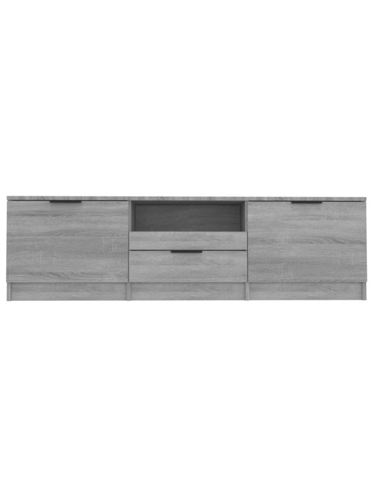 Tv skapītis, pelēka ozolkoka, 140x35x40 cm, inženierijas koks
