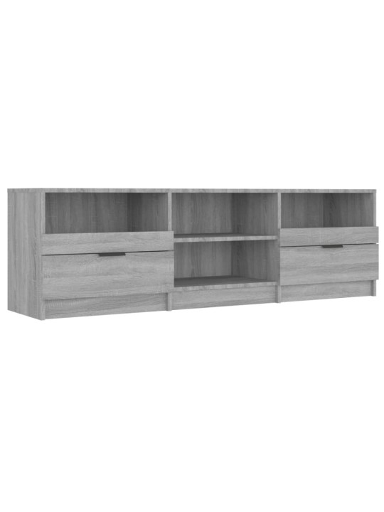 Tv skapītis, pelēka ozolkoka, 150x33,5x45 cm, inženierijas koks