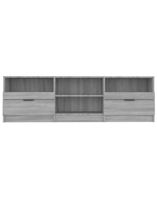 Tv skapītis, pelēka ozolkoka, 150x33,5x45 cm, inženierijas koks