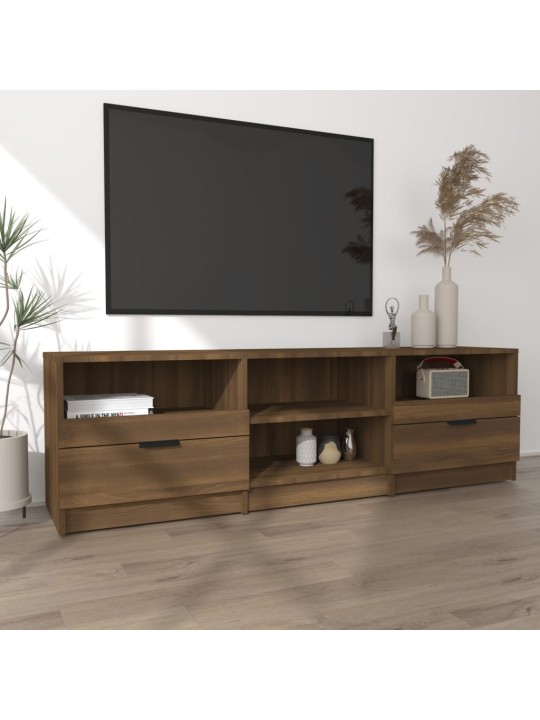 Tv skapītis, brūna ozola, 150x33,5x45 cm, inženierijas koks