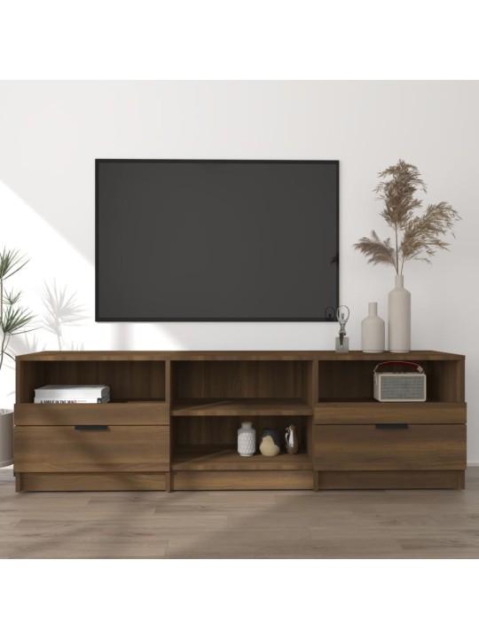 Tv skapītis, brūna ozola, 150x33,5x45 cm, inženierijas koks