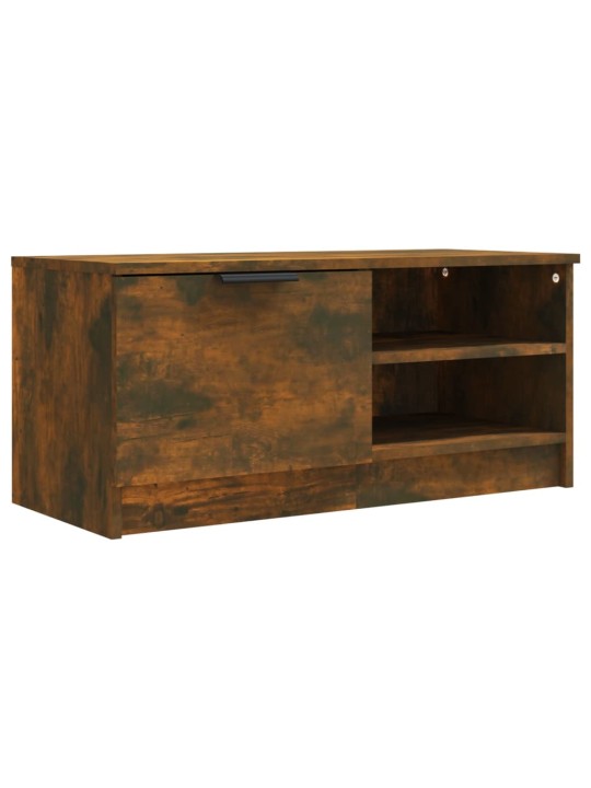 Tv skapītis, ozolkoka krāsa, 80x35x36,5 cm, inženierijas koks