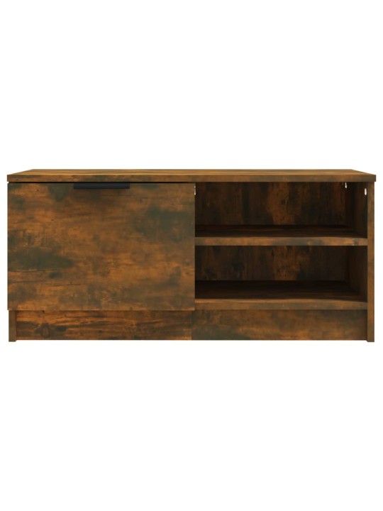 Tv skapītis, ozolkoka krāsa, 80x35x36,5 cm, inženierijas koks