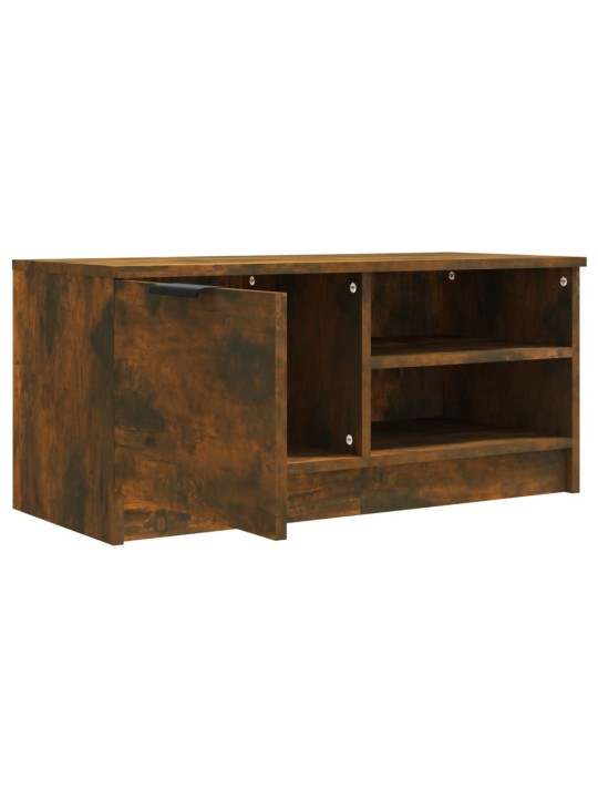 Tv skapītis, ozolkoka krāsa, 80x35x36,5 cm, inženierijas koks