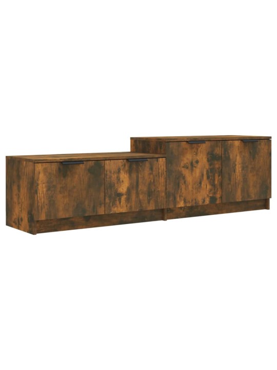 Tv skapītis, ozolkoka krāsa, 158,5x36x45 cm, inženierijas koks