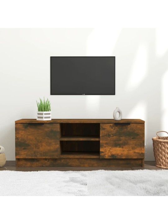Tv skapītis, ozolkoka krāsa, 160x35x55 cm, inženierijas koks