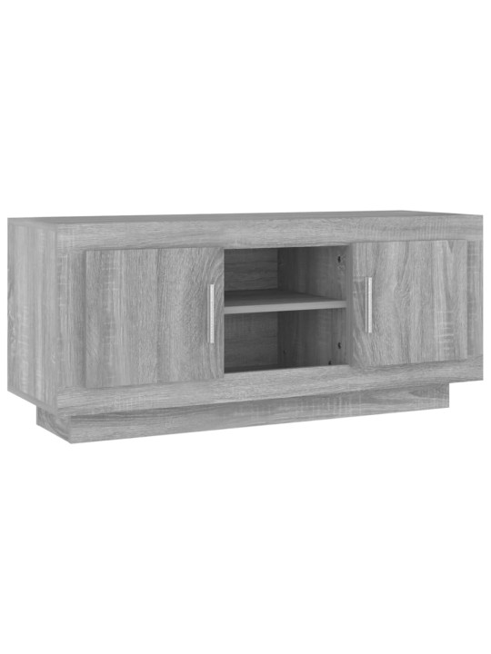 Tv skapītis, pelēks, 102x35x45 cm, inženierijas koks