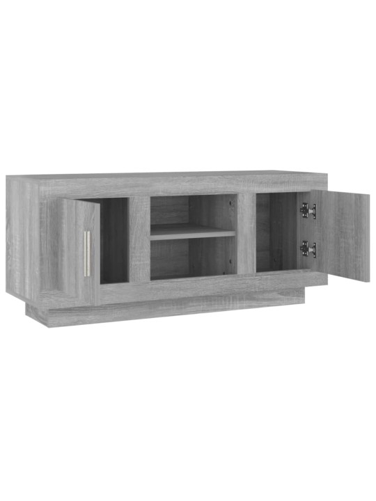 Tv skapītis, pelēks, 102x35x45 cm, inženierijas koks