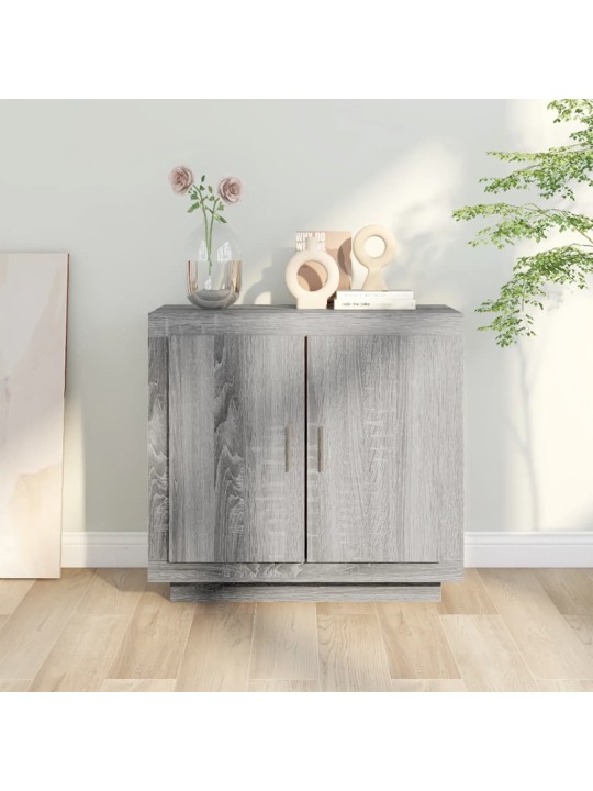 Kumode, pelēcīga ozolkoka, 80x40x75 cm, inženierijas koks