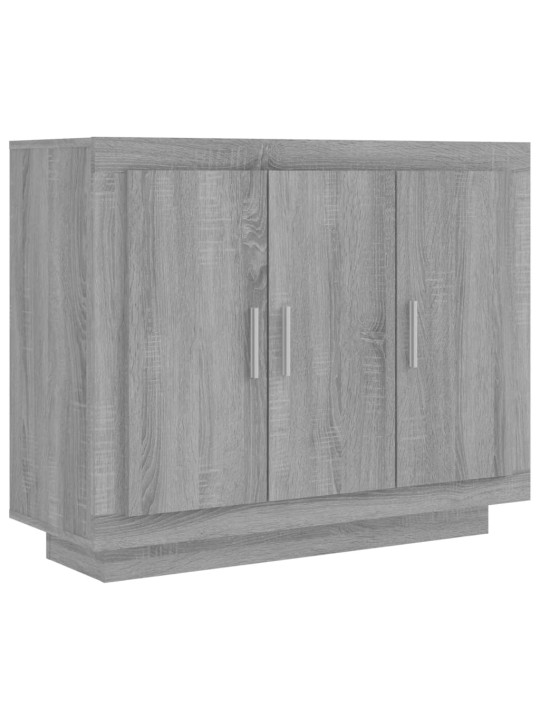 Kumode, pelēcīga ozolkoka, 92x35x75 cm, inženierijas koks