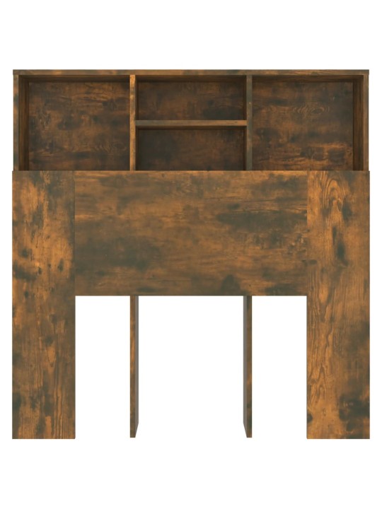 Gultas galvgalis ar plauktu, ozolkoka krāsa, 100x19x103,5 cm
