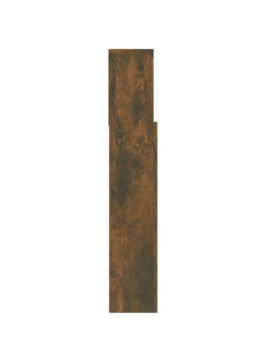 Gultas galvgalis ar plauktu, ozolkoka krāsa, 100x19x103,5 cm