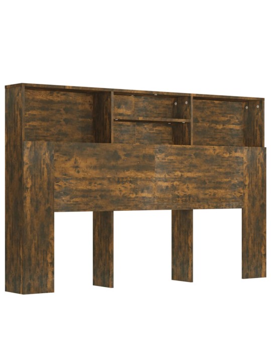 Gultas galvgalis ar plauktu, ozolkoka krāsa, 160x19x103,5 cm