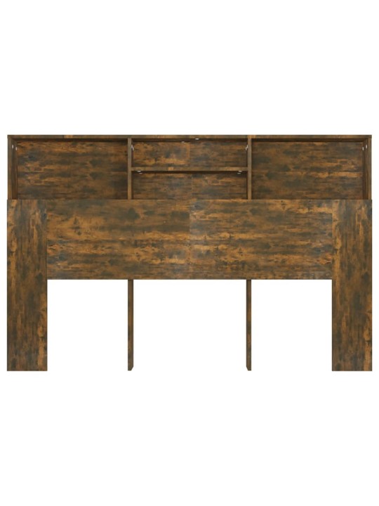 Gultas galvgalis ar plauktu, ozolkoka krāsa, 160x19x103,5 cm