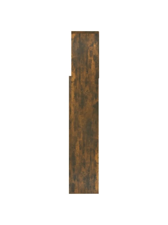 Gultas galvgalis ar plauktu, ozolkoka krāsa, 160x19x103,5 cm