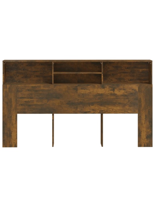 Gultas galvgalis ar plauktu, ozolkoka krāsa, 180x19x103,5 cm