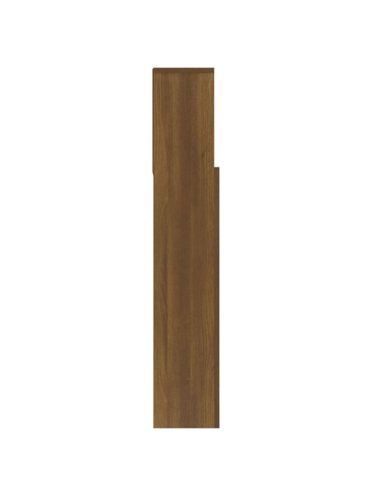 Gultas galvgalis ar plauktu, ozolkoka krāsa, 180x19x103,5 cm