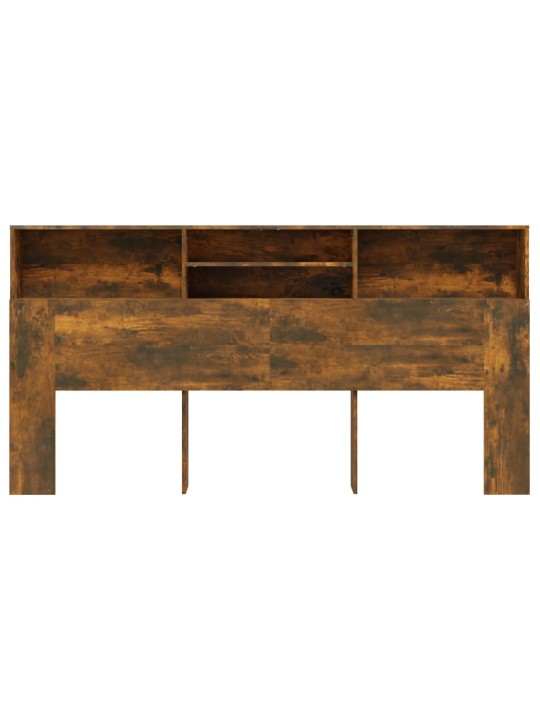 Gultas galvgalis ar plauktu, ozolkoka krāsa, 200x19x103,5 cm