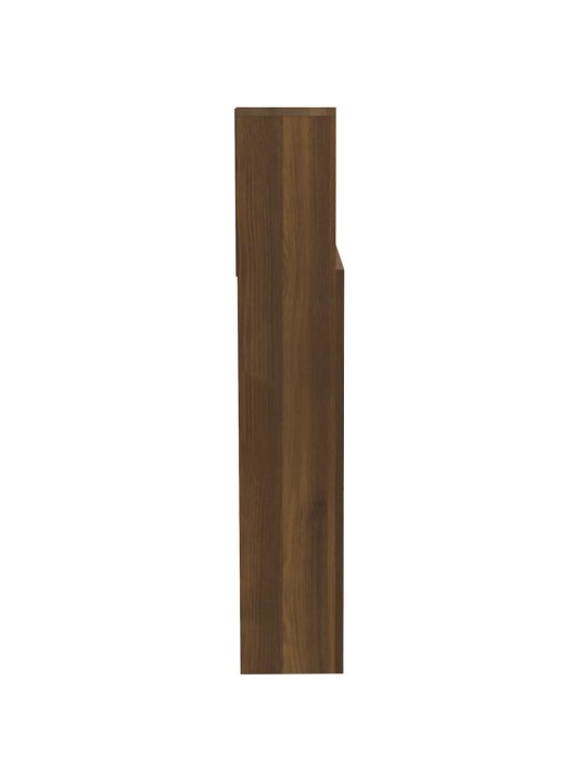 Gultas galvgalis ar plauktu, ozolkoka krāsa, 200x19x103,5 cm