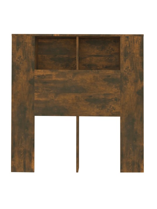 Gultas galvgalis ar plauktu, ozolkoka krāsa, 100x18,5x104,5 cm