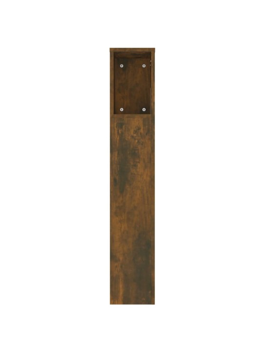 Gultas galvgalis ar plauktu, ozolkoka krāsa, 220x18,5x104,5 cm