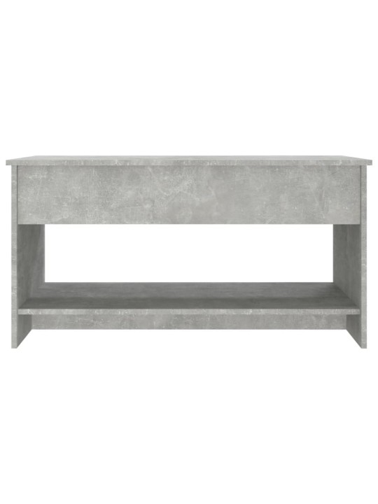 Kafijas galdiņš, betona pelēks, 102x50x52,5cm inženierijas koks