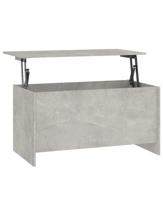 Kafijas galdiņš betona pelēks 102x55,5x52,5cm inženierijas koks