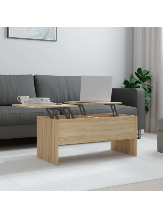 Kafijas galdiņš, ozolkoka, 102x50,5x46,5 cm, inženierijas koks