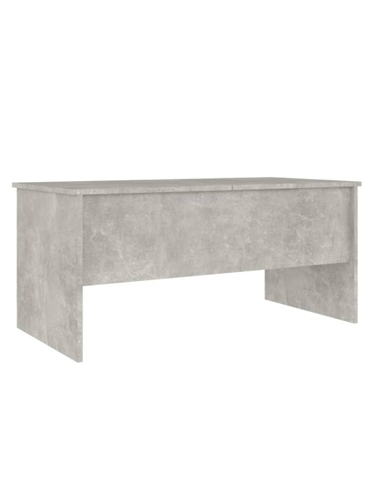 Kafijas galdiņš betona pelēks 102x50,5x46,5cm inženierijas koks