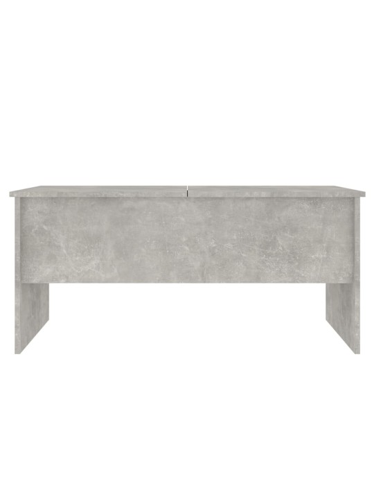Kafijas galdiņš betona pelēks 102x50,5x46,5cm inženierijas koks