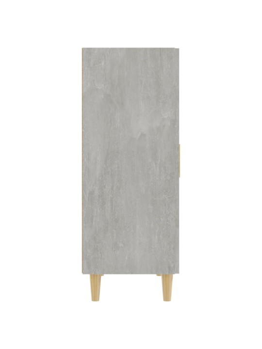 Kumode, betona pelēka, 70x34x90 cm, inženierijas koks