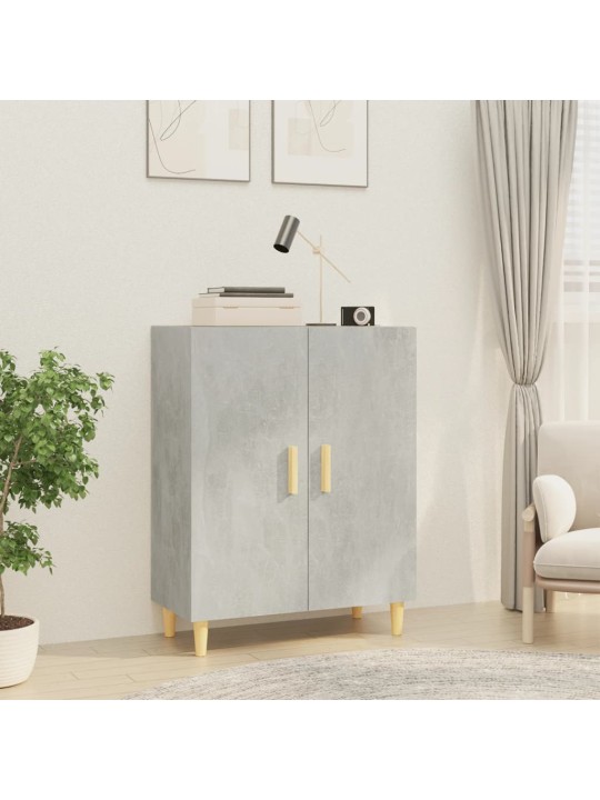 Kumode, betona pelēka, 70x34x90 cm, inženierijas koks