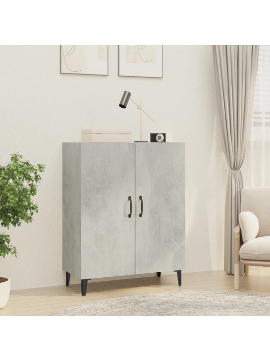 Kumode, betona pelēka, 70x34x90 cm, inženierijas koks
