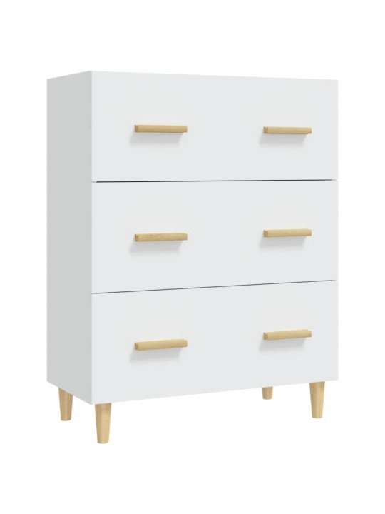 Kumode, balta, 70x34x90 cm, inženierijas koks