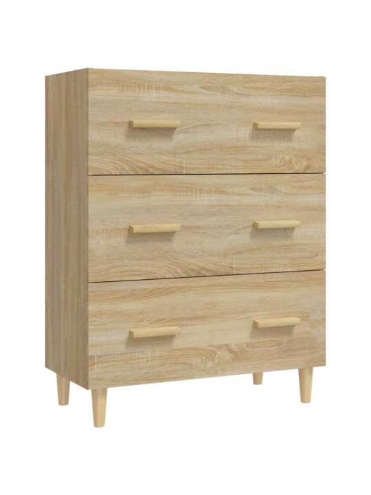 Kumode, ozolkoka krāsa, 70x34x90 cm, inženierijas koks