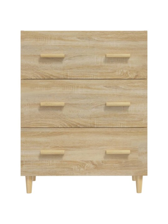 Kumode, ozolkoka krāsa, 70x34x90 cm, inženierijas koks